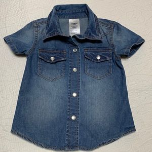 2T (4/$20) Western-Style Denim Button-Down by OshKosh